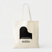Tote Bag Studio De Musique De Piano, Étudiant Promotionnel (Devant)