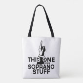 Tote Bag Stuff Soprano - Musique Soprano Drôle (Dos)