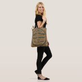 TOTE BAG STYLE BURLAP ALIMENTS SACK MAPLE HOLLOW SUCRE (Sur le modèle)