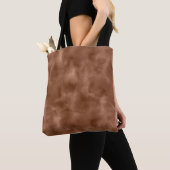 Tote Bag Style d'aquarelle Abstraite Brown (De près)