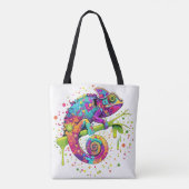 Tote Bag Style d'aquarelle des teintures Chameleon (Dos)