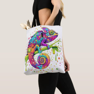 Tote Bag Style d'aquarelle des teintures Chameleon