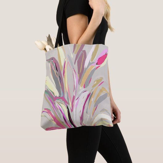 Tote Bag Style d'art vectoriel Plante tropical Abstrait (De près)