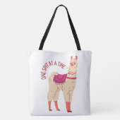 TOTE BAG STYLE DE CITATION DE LLAMA (Dos)
