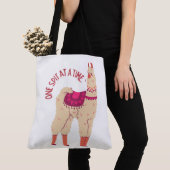 TOTE BAG STYLE DE CITATION DE LLAMA (De près)