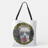 TOTE BAG STYLE DE CITATION DE LLAMA (Dos)