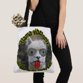 TOTE BAG STYLE DE CITATION DE LLAMA (De près)