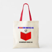 Tote Bag Style du logo d'interdiction des livres (Dos)