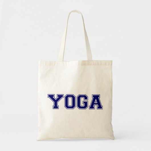 Tote Bag Style d'université de yoga (Devant)