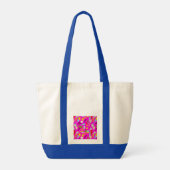 TOTE BAG STYLE ENSOLEILLÉ CONCEPTION ROSE LÉMON BLEU (Dos)