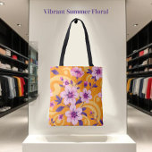 Tote Bag Style Floral-Dopamine Été Vibrant -