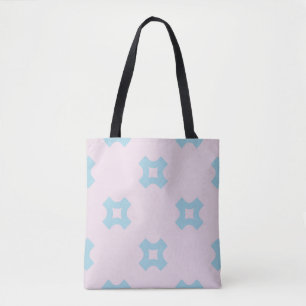 Tote Bag Style funky géométrique sans couture motif avec cr