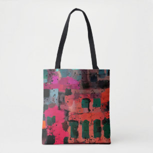 Tote Bag Style Graffiti Art Abstrait coloré