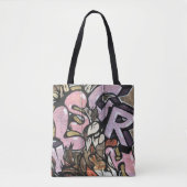Tote Bag Style Graffiti urbain (Devant)