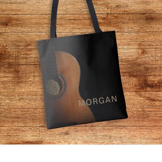 Tote Bag Style Guitare musique moderne