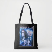 Tote Bag Style Harris Walz Retro 90s (Devant)