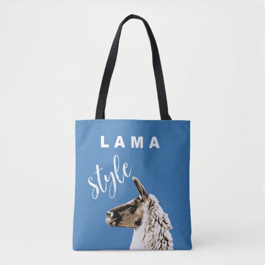 Tote Bag Style Lama (Devant)