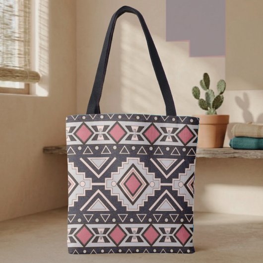 Tote Bag Style Moderne Diamants Sud-Ouest