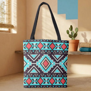 Tote Bag Style Moderne Diamants Sud-Ouest