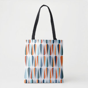 Tote Bag Style moderne du milieu du siècle rétro sans cou