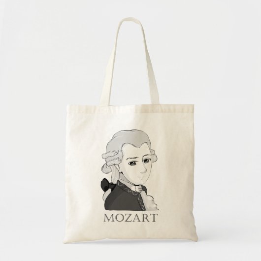 Tote Bag Style Mozart im Chibi (Devant)