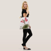 Tote Bag Style oriental Lotus (Sur le modèle)