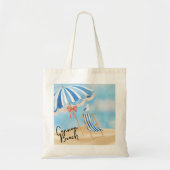 Tote Bag Style Plage (Devant)