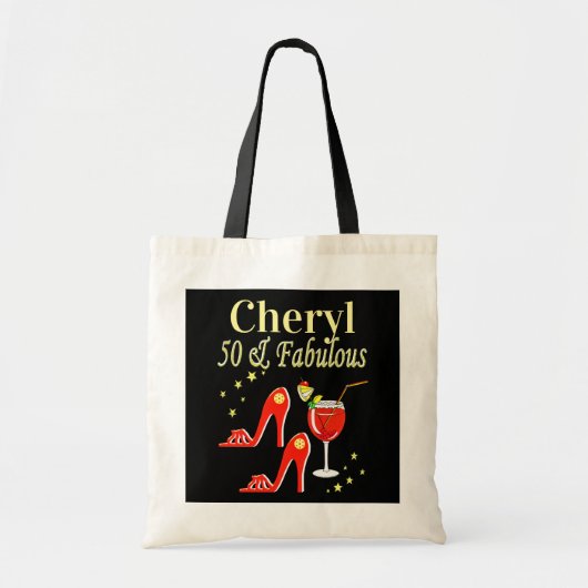 TOTE BAG STYLE REINE DE 50 ANS (Devant)