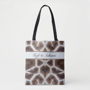 Tote Bag Style safari motif Giraffe