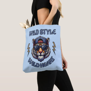 Tote Bag Style sauvage, Coeur sauvage 1