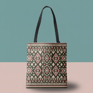 Tote Bag Style Sud-Ouest Géométrique Moderne