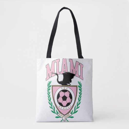Tote Bag Style Varsity de football de Miami (Devant)