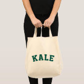 Tote Bag Style végétalien drôle de chou frisé (Devant (produit))