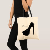 Tote Bag Stylet noir (Devant (produit))