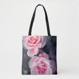 Tote Bag Stylish Rose Roses Floral Photo