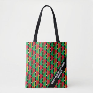 Tote Bag Stylish ST KITTS NEVIS FLAG Le coeur de Dieu Isaia