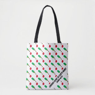 Tote Bag Stylish ST KITTS NEVIS MAP Le coeur de Dieu Isaiah