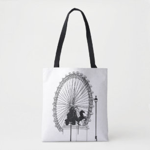 Tote Bag Stylo d'attraction Londres Iconique et croquis d'e
