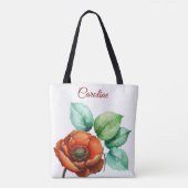 Tote Bag Sublime Aquarelle Rouge Pépites joyeuse retraite (Dos)