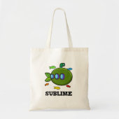 Tote Bag Sublime Funny Sous-marin Fruit Lime Pun (Devant)