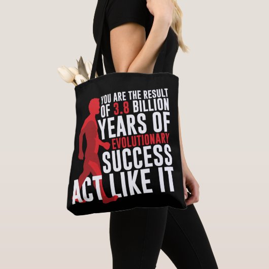 Tote Bag Succès évolutionnaire (De près)
