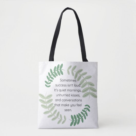 Tote Bag Succès silencieux (Devant)