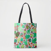 Tote Bag Succulent Cactus Pots Plante Vert Cactus Jardin (Devant)