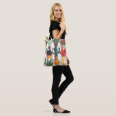 Tote Bag Succulents, cactus : mignon motif floral. (Sur le modèle)