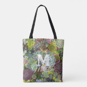 Tote Bag Succulents de verdure (Dos)