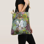 Tote Bag Succulents de verdure (De près)