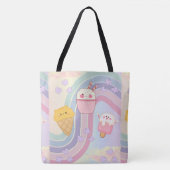 Tote Bag sucré, glace (Devant)