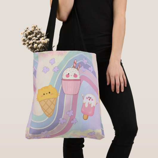 Tote Bag sucré, glace (De près)