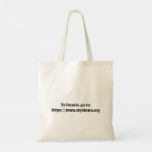 Tote Bag Sucres de myélome multiple (Dos)