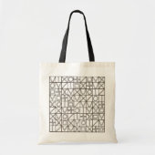 Tote Bag Sudoku Two-Modern Minimalist Geometric (Devant)